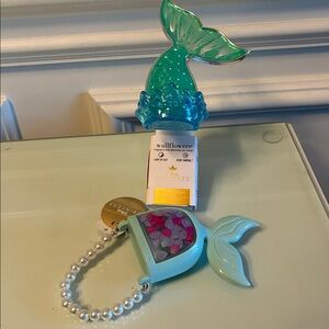 Bath & Body Works Disney Little Mermaid Ariel Wallflower Plug & Sanitizer Holder